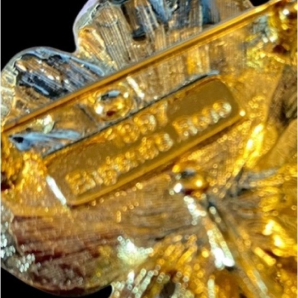 NWT vintage 1997 RJ Graziano England’s Rose Diana brooch & pierced earring set - Picture 11 of 14